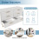 Commode - MUVOE - 6 lades - Wit - Metaal - Modern en elegant ontwerp 3