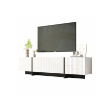 TV-kast - MUVOE - 190 cm - 3 deuren - 2 lades - MDF en PB