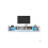 Meuble TV - MUVOE - 181 cm - Éclairage LED - 2 tiroirs - Brillant blanc 2