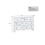 Eetkamermeubel - Witte buffet - 7 lades - Modern ontwerp - Multifunctioneel 5