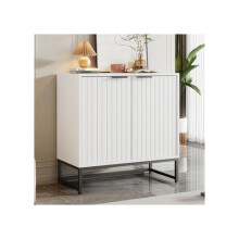 Buffet moderno Comoda com 2 portas vazias, armazenamento sobre pé: L 80/T40/H 80 cm