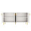 Buffet - MUVOE - Design unique - Blanc - Doré - 152x40x75 cm 6