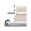 Lit 90x200 cm - MUVOE - Rembourré - Éclairage LED - 2 tiroirs - Beige 3