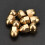 Brass Acorn Nut Kit Dome Head Cap Hex Nuts Set 8