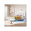 Lit d'enfant - MUVOE - 90 x 200 cm - Cuir PU blanc - Éclairage LED - Design coquillage 3