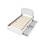 Lit - MUVOE - 90x200 cm - Beige chiaro - Imbottito con cassetti - Design elegante 6