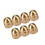 Brass Acorn Nut Kit Dome Head Cap Hex Nuts Set 15