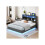 Lit - MUVOE - 140x200 cm - Prise USB - Éclairage LED - Tête de lit réversible 1