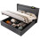 Dubbellaags bed - MUVOE - 140x200 - Hoofdeinde met USB-oplader - Metaal frame - Eigentijds ontwerp 3
