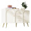 Commode - MUVOE - 2 deuren - 3 laden - Wit - Crème - H84/B140/T40 cm 6