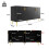 Buffet - MUVOE - Design Ondulé - Noir - 152 x 40 x 75 cm - 2 Portes 4