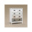 Commode - MUVOE - 5 lades - Wit - 70x38x85 cm - Antikantel 3