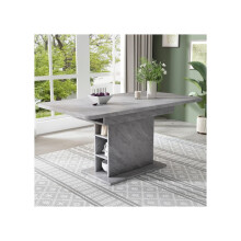 Uittrekbare eettafel - MUVOE - Betonlook - Multifunctioneel - Elegant design - Snelle montage