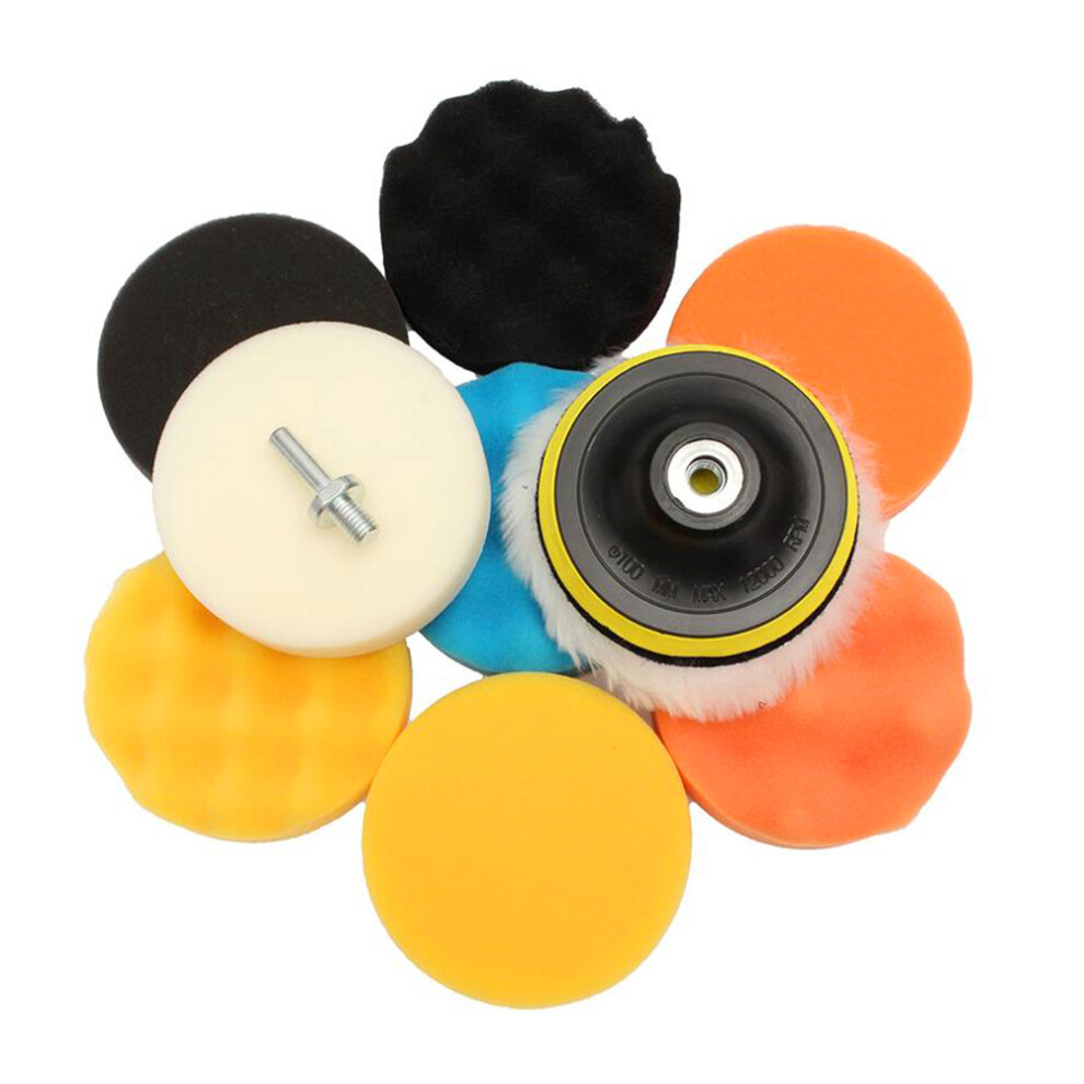 11Pcs 6" Sponge Buffing Polishing Waxing Pad Kit 8320539667959