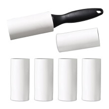 Sticky Lint Roller for Clothes, Ergonomic Handle, Hair Removal Tool for Fabric, Furniture, Carpets, Vehicle Rugs