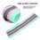 2Pcs Mint Green Resistance Loop Bands, 38cm Elastic Workout Straps 11