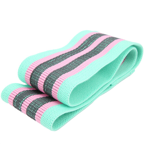 2Pcs Mint Green Resistance Loop Bands, 38cm Elastic Workout Straps 2