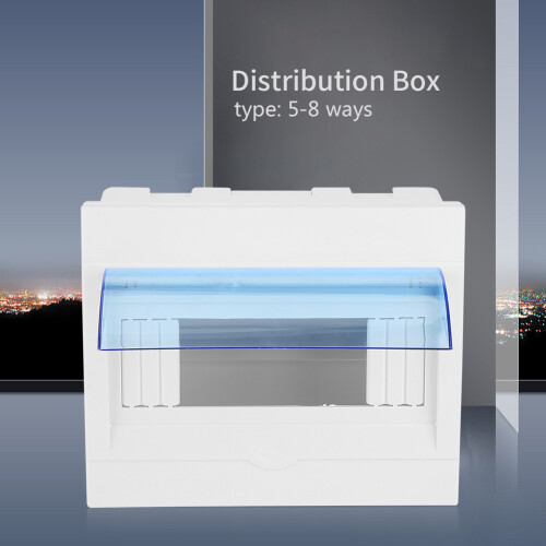 1pc Plastic Distribution Protection Box For 5-8 1