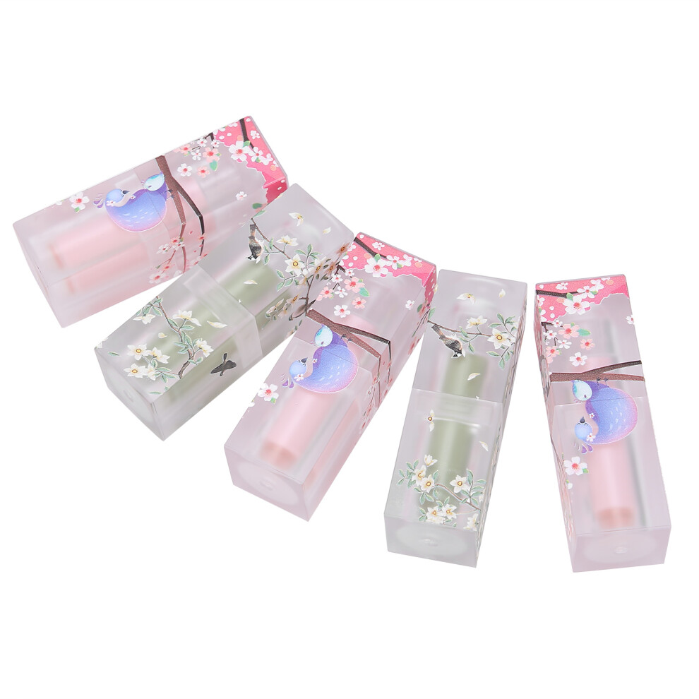 5pcs ABS Lip Balm Containers 10ml Empty Cosmetic Lipstick Tubes