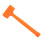 Practical PVC Rubber Soft Face Dead Blow Hammer 12