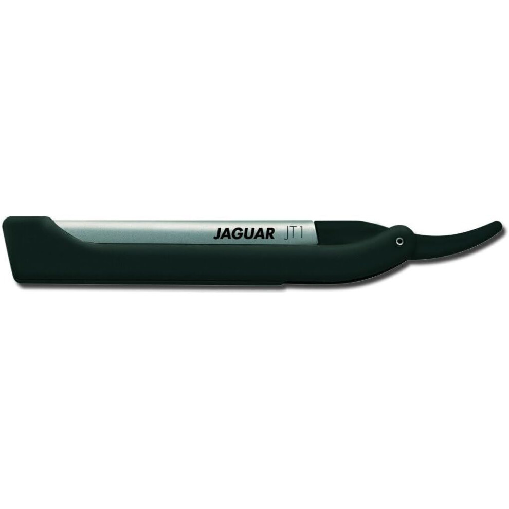 Jaguar Jt1 Straight Razor Professional Hair Shaper With Safe Blade Change With 10 Blades Black