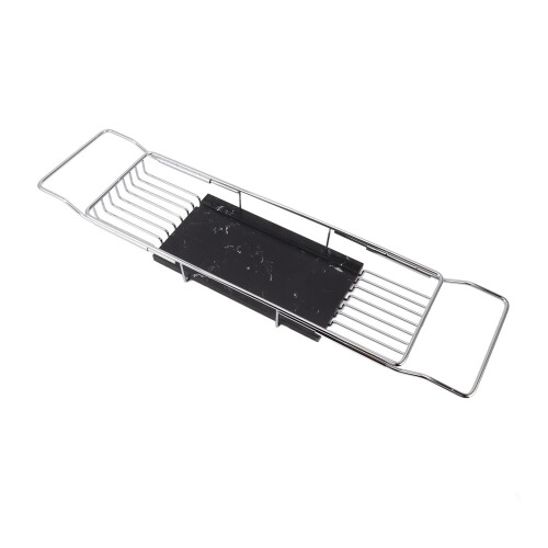 Metal Marble Bathtub Rack Anti Slip Space Saving 2
