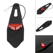 Universelle Motorrad-LED-Rückleuchte 325x105mm Schwarz & Rot