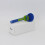 (Blue) Mess Free Measuring Funnel Creative Dried Egg White Sliding Spoon Coffee Anti-Colander 1