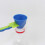 (Blue) Mess Free Measuring Funnel Creative Dried Egg White Sliding Spoon Coffee Anti-Colander 4