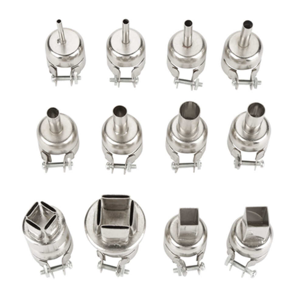 12pcs Heat Gun Nozzles Kit For 850 Hot Air-image-OPC-PK9DYRG-NEW