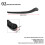 Hintere Scheibenwischerarm-Assembly für BMW 3er E46 2000-2005 Schwarz 6