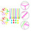 10pcs Flying Disc Toys Kids Flying Disc Playthings Pull String Flying Saucers 4