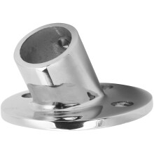 Yacht Marine 22mm 316 Edelstahl Rundrohr Bodenbefestigung Halterung 60 Grad