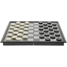 Kids Outdoor Toys Magnetic Checkers Board Tournament Checker Folding Checkerboard Game Magnetic Checker Toy Checkers Board Game