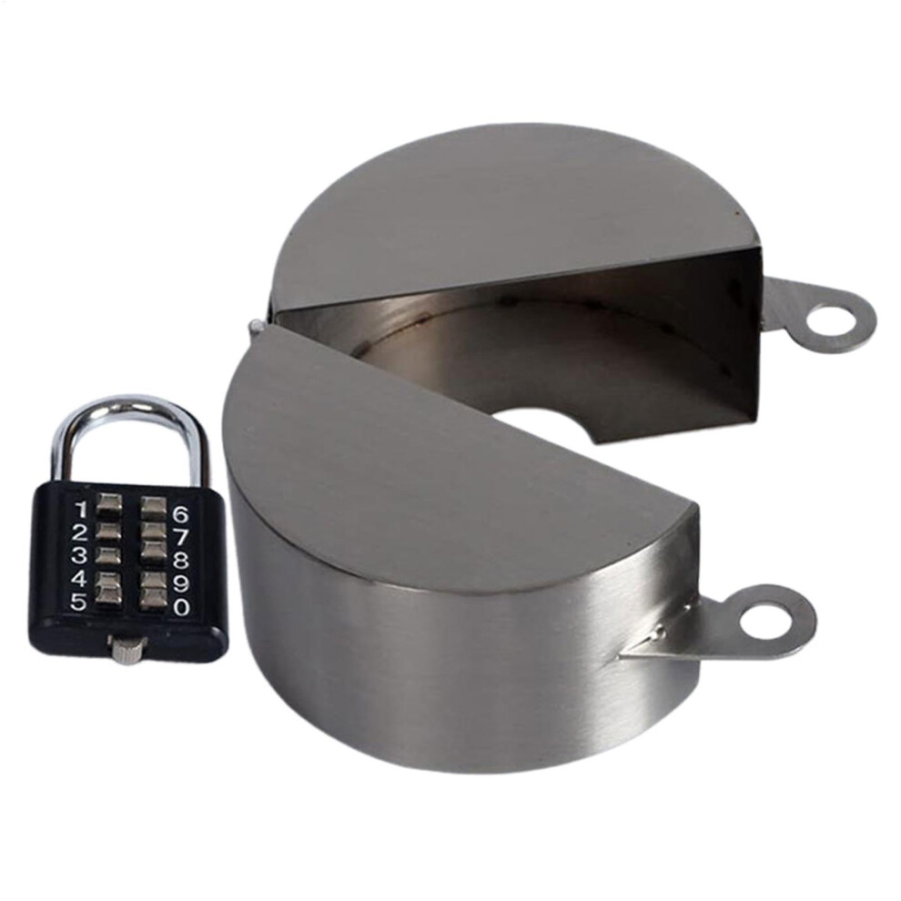 Water Faucet Lock - Stainless Steel Spigot Lock For Outdoor Faucet Protection, Secure Hose Lock Cover For Parks And Homes 6038364016966