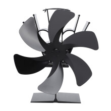 Vertical Stove Fan 6 Blades Thermal Fan Heat