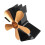 5 Blade Fireplace Fan Trapezoidal Base Heat 9