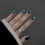 Flash Cat's Eye Setting Short False Nails Sweet & Charming Reusable False Nails 12