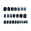 Flash Cat's Eye Setting Short False Nails Sweet & Charming Reusable False Nails 1