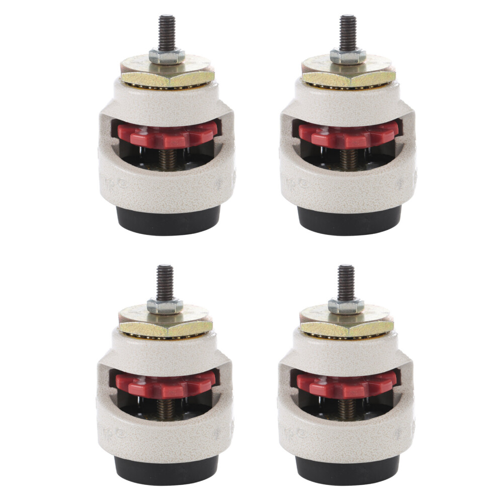 4pcs Heavy Duty Level Adjustment Caster Threaded