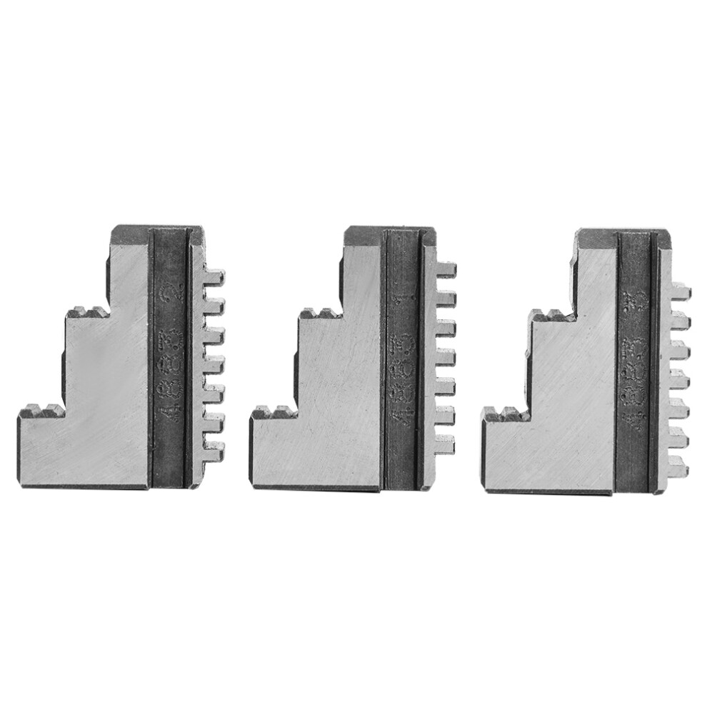 3 Pcs K11-125 External Jaw 5in Chuck 20CrMnTi High