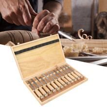 12Pcs Wood Carving Tools Set, Engraving, Chisels, 19.7-39.6cm