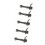 5pcs 12mm Vehicles Steel Four Wheel Alignment 6