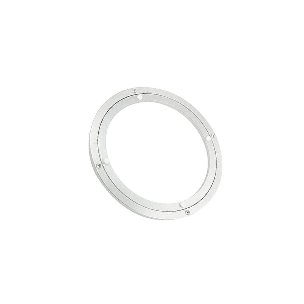 (Silver White, 10 inch) Aluminum Alloy Round Rotating Turntable Bearing Table Silver White-image-OPC-PK9F2PG-NEW