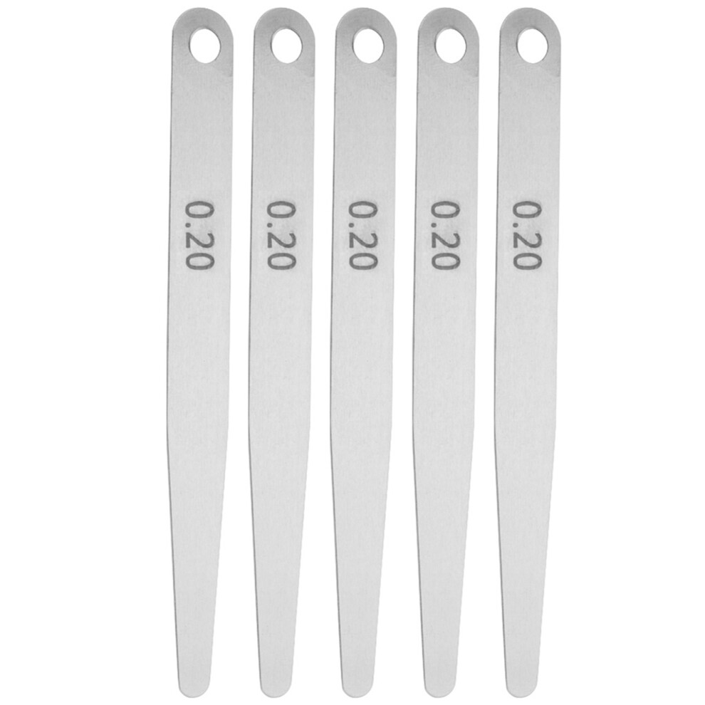 5pcs 0.2/0.3 Stainless Steel Feeler Gauge Ruler