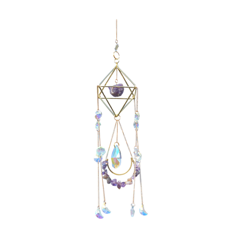 (Type 7) Crystal Suncatcher Pendant Rainbow Wind Chime Outdoor Christmas Tree-image-OPC-PK9F7WG-NEW