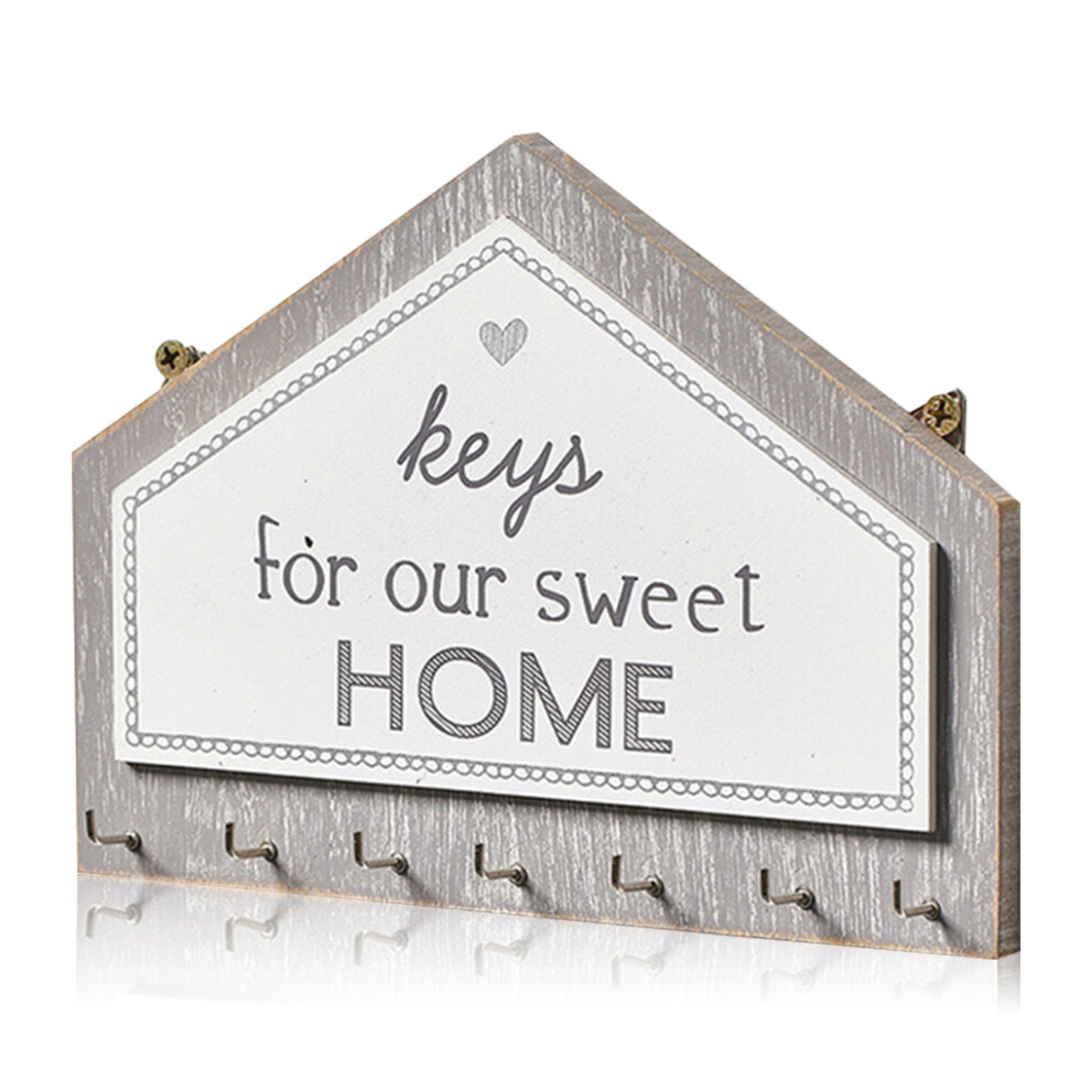 (No02) Wall Key Holder Self-Adhesive Living Room Hanger Storage Shelf-image-OPC-PK9F8K9-NEW