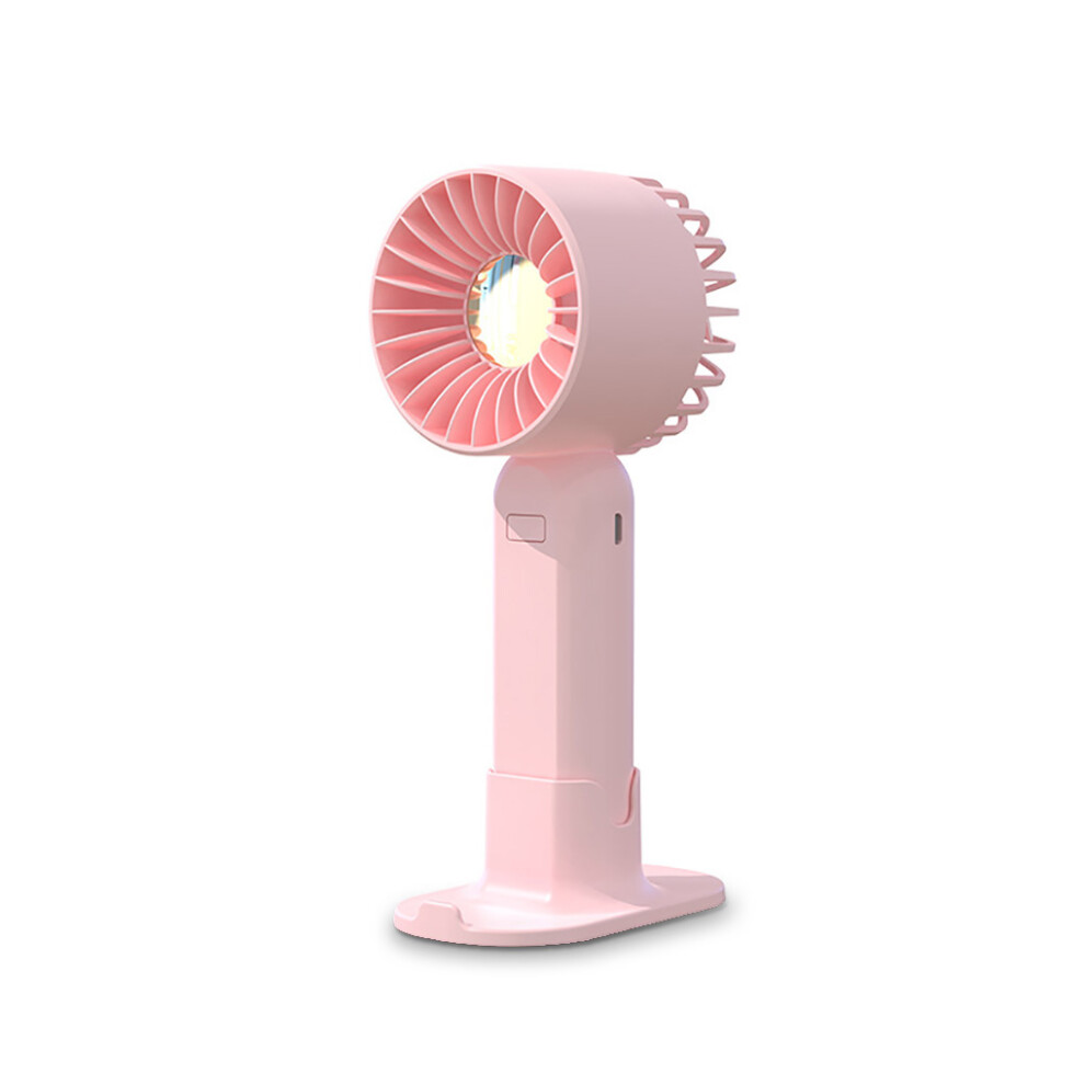 (Pink) Handheld Fan Personal Cooling Portable Brushless Indoor Walking Cooler-image-OPC-PK9F8YK-NEW