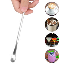 Silberne Langgriff-Drückstäbe zum Umrühren für Zuhause und Café