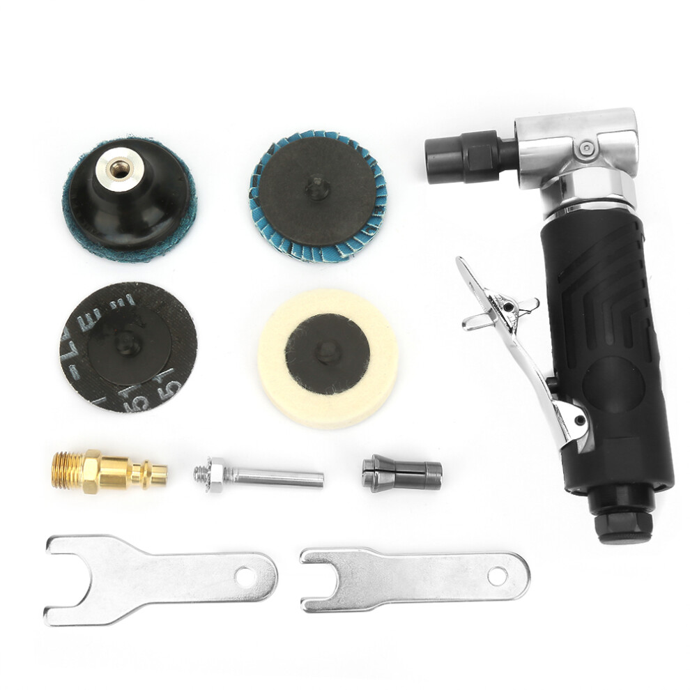 Pneumatic 90 Degrees Angle Grinder 1/4'' BSP Air